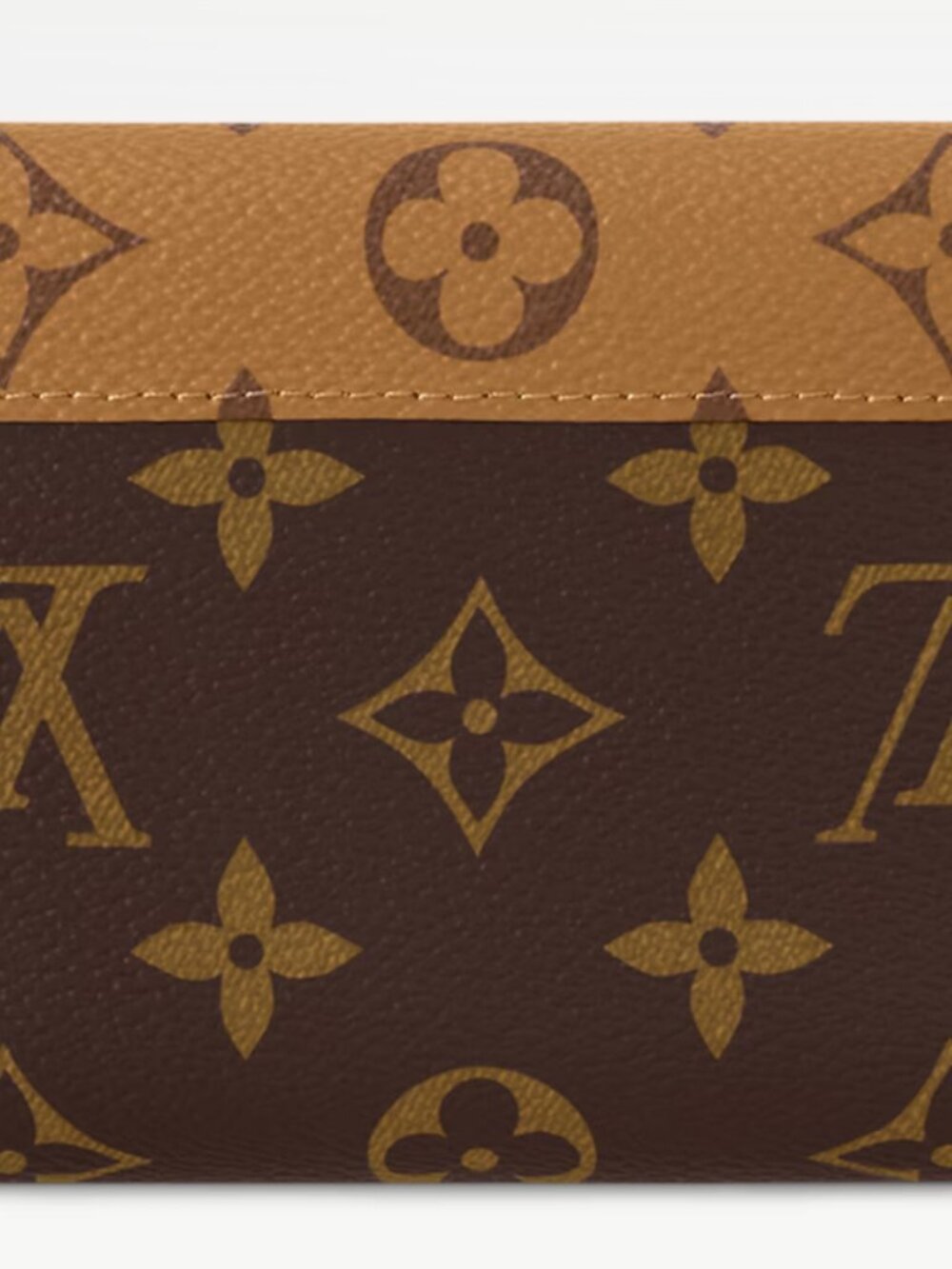 Louis Vuitton Victorine Wallet Monogram Reverse Compact Card Holder -Brown/Beige - Picture 7 of 10